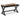 Wildenauer 60" Home Office Desk - Brown/Black