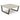 Westenfort Rectangular Table (Set of 2) - Espresso/Gray