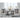 Dynnford Rectangular Table (Set of 3) - Gray/Brown