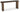 Dontayne Rectangular Sofa Table - Warm Brown
