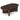 Korestone Oval Coffee Table - Dark Brown