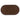 Korestone Oval Coffee Table - Dark Brown
