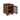 Kallari Chairside End Table - Warm Brown/Black