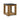 Quentina Rectangular End Table - Light Brown/Black