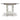 Havalance Rectangular Sofa/Console Table - Gray/White