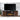 Kallari 84" TV Stand with Electric Fireplace - Warm Brown/Black