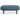 Hollyann Oversized Accent Ottoman - Blue