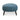 Hollyann Oversized Accent Ottoman - Blue