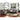 Airdon Rectangular Table (Set of 3) - Bronze Finish