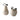 Bidelia Sculpture (Set of 2) - Antique White
