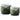 Ardenridge Planter (Set of 2) - Green/White