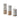 Hurston Candle Holder (Set of 3) - Ivory/Brown