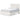 Gerridan Panel Bed - White/Gray / Queen