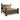 Juararo Poster Bed - Dark Brown / King