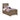 Trinell Youth Panel Bed with 2 Storage Drawers - Brown / Twin