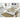 Kanwyn Panel Bed with Storage Bench - Whitewash / Queen