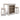 Skempton Counter Height Dining Table and Bar Stools (Set of 3) - White/Light Brown