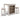 Skempton Counter Height Dining Table and Bar Stools (Set of 3) - White/Light Brown