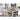 Skempton Rectangular Counter Height Dining Table - White/Light Brown