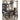 Tyler Creek Display Cabinet - Black/Gray