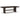 Burkhaus Rectangular Dining Extension Table - Dark Brown