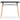 Jaspeni Home Office Desk - Black/Natural