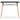 Jaspeni Home Office Desk - Black/Natural