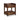 Baldridge Printer Stand - Rustic Brown