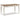 Realyn 60" Home Office Desk - White/Brown