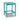 Sundown Treasure End Table - Turquoise