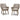 Beach Front Arm Chair with Cushion (Set of 2) - Beige
