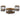 Roybeck Round Table (Set of 3) - Light Brown/Bronze