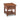 Woodboro Rectangular End Table - Dark Brown