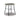 Laverford Round End Table - Chrome/Black