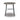 Laverford Round End Table - Chrome/Black