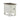 Havalance Rectangular Chairside End Table - White/Gray