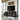 Foyland 83" TV Stand with Electric Fireplace - Black/Brown