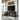 Foyland 83" TV Stand - Black/Brown